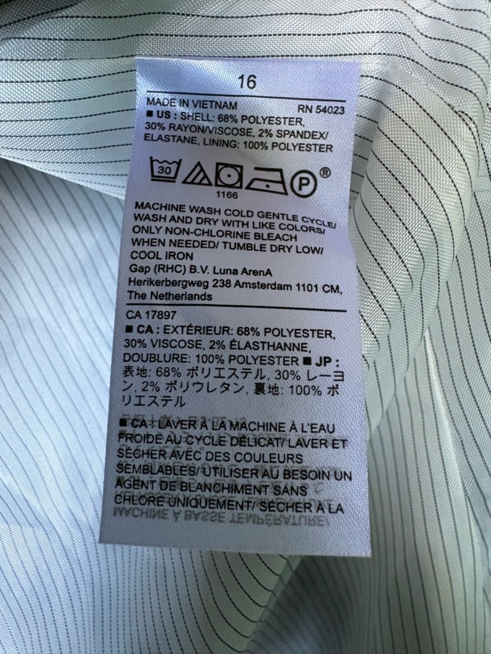 Banana Republic Light Gray Single-Button Blazer - Picture 10 of 11